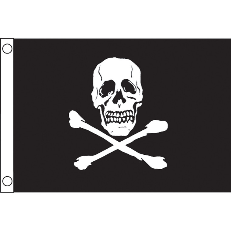 Taylor Made - 12x18 Jolly Roger Flag - 1818
