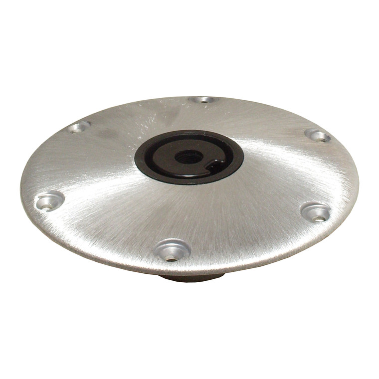 Springfield Marine - Plugin 9in Round Hilo Aluminum Base - 3300751-1