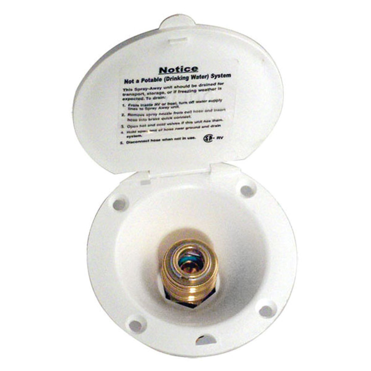 Valterra - Quick Connect Valve 2.75in White - PF147005