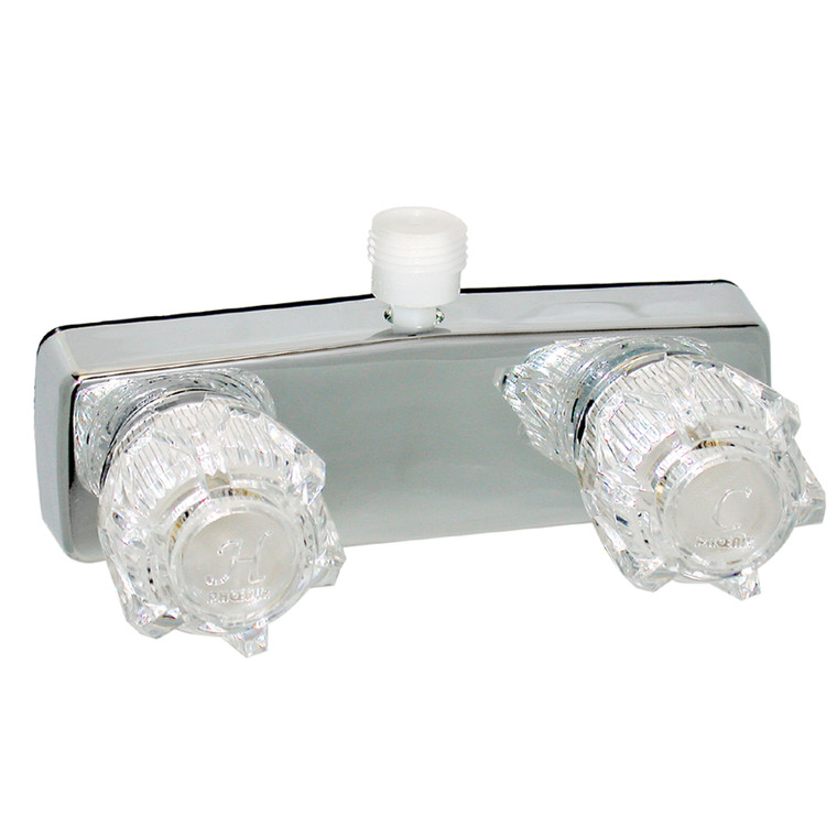 Valterra - Shower Valve W/ Vac Brkr 4in 2 Knob Plastic Chrome - PF213350