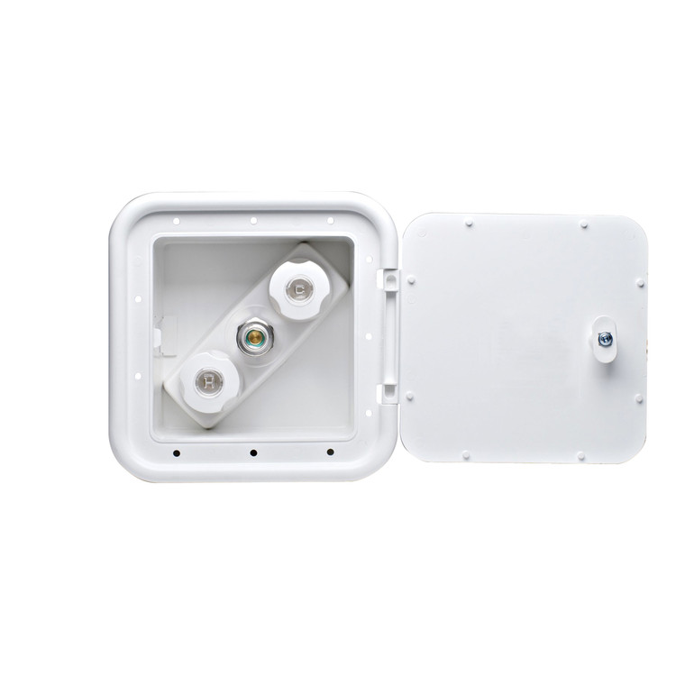 Valterra - Sprayaway Hot And Cold Outlet W/ Quick Connect Plastic White - PF247201