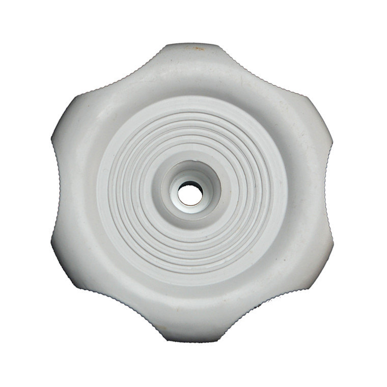 RV Designer - Window Knob  White  1in Shaft - H717