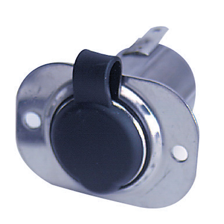 Whitecap - Stainless Steel Power Receptacle With Cap12v - S-8074C