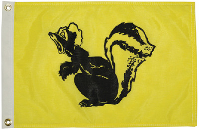 Taylor Made - Skunk Flag 12x18 - 1718
