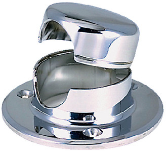 Perko - Chromeplated Rope Deck Pipe With Hinged Snapdown Cover - 0757DP0CHR