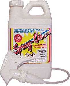M & L Marine - Fiberglass Boat Hull And Bottom Cleaner1/2 Gallon With Sprayer - F1000