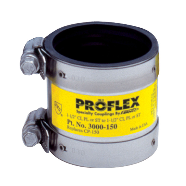 Fernco - Proflex Shielded Coupling11/2in X 11/2in - 3000-150