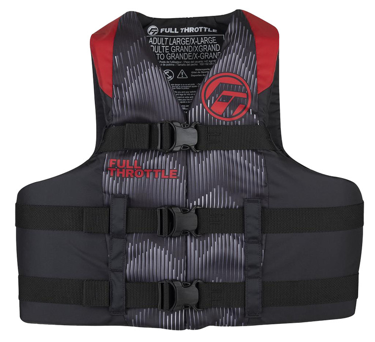 Onyx - Adult Nylon Life Jacketsmall/medium Red - 112200-100-030-22