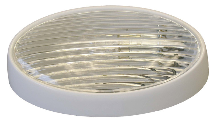 Lasalle Bristol - Oval Porch Lightno Switchclear& Amber Lenses 61/4in L X 31/2in Wx 13/4in12v - GSAM4033