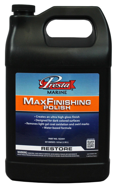 Presta - Maxfinishing Polish For A Swirlfree Finish On Gel Coat And Composite Surfaces1 Gallon - 163501