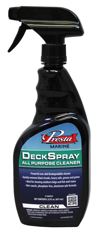 Presta - Deckspray All Purpose Cleaner For Removing Streaks Heavy Soils Grease And Grime22 Oz - 166022