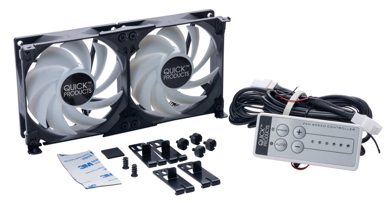 Extreme Max - Rv Refrigerator Vent Cooling Fan 90mm - 1229.4081