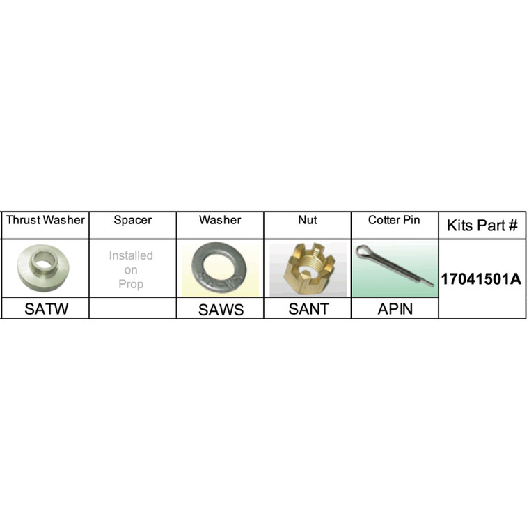 Medart - Sapkt Propeller Kit For Suzuki 820 Hp - 17041501A