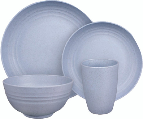 JR - Microwaveable 8 Piece Plate Set  Driftwood - CC-011DW