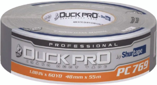 Shurtape Technologies - Duck Pro By Shurtape Pc 769 Prof Grd Clean Removal Duct Tapeslvr48mmx55m - 105458