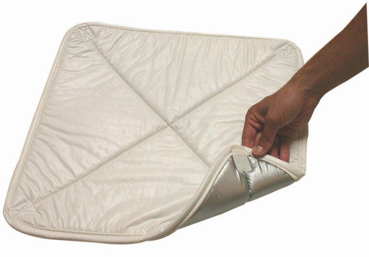 ADCO - Deluxe Solar Rv Vent Cover 18 Ft X 18 Ft White/silver - 7172