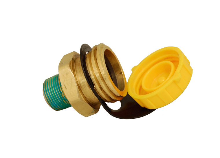 Marshall Excelsior - Double Check Fill Valve With Cap And Lanyard1.75in M. Acme X 0.75in Mnpt - ME601-6