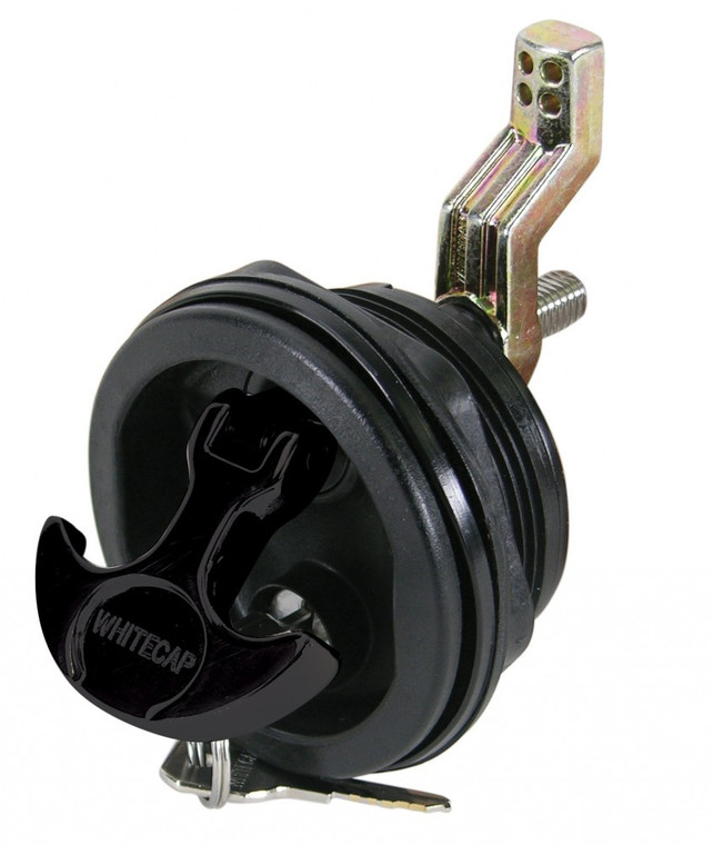 Whitecap - Locking Nylon Thandle3in Black - 3226BC