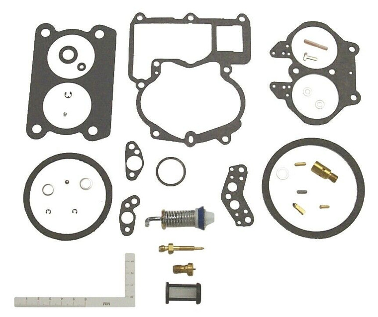Sierra Marine - Carburetor Kit Fits1986 & Newer Mcm 4 Cyl; V6 & V8 (305 & 350 Cid Engines - 18-7098-1
