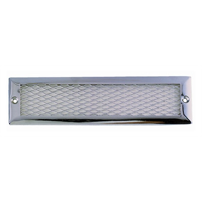 Perko - Chromeplated Transom/locker Ventilator With Aluminum Grill Screen83/8in X 21/4in - 1238DP0CHR