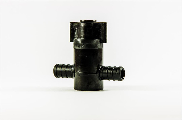 Esco Elkhart Supply - Ecopoly 1/2inb X 1/2inb Straight Stop Valve   Barcoded - 29879