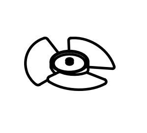 Ventline - Disca Fan Blade7/.125shaft/ccw - BVC0472-00