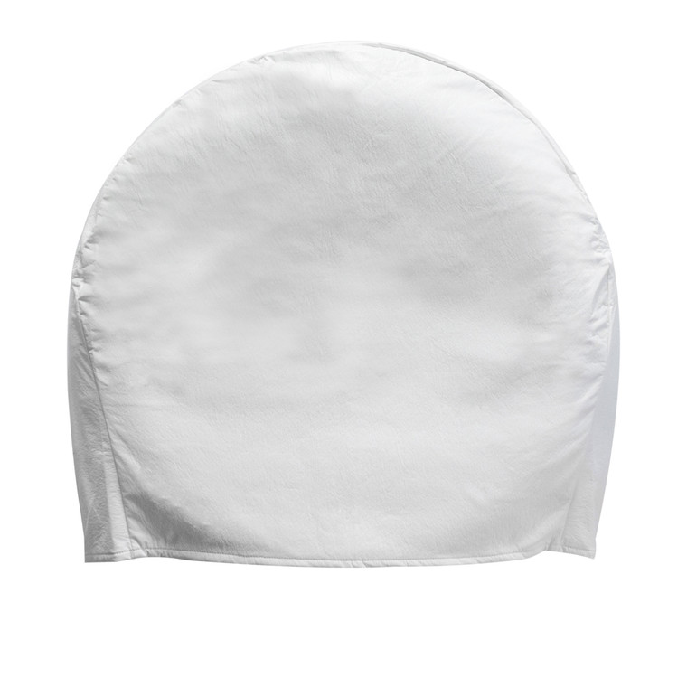 Newcorp - Sgl Tire Cover W/pvc Thick Leather Waterproof 4042in Tire Dia Wht(pack Of 2) - 0 75