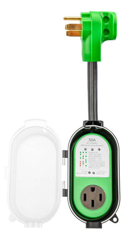 Newcorp - Portable Surge Guard Protector50 Amp 125/250 Volt 4200 Joule Protection Nema 1450pnema 1450r - 288