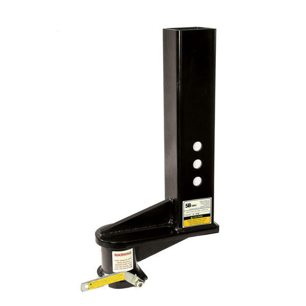 Popup Industries - 9in Short Bed Extended Coupler For 4 1/2in Square Tube Trailers - SB2