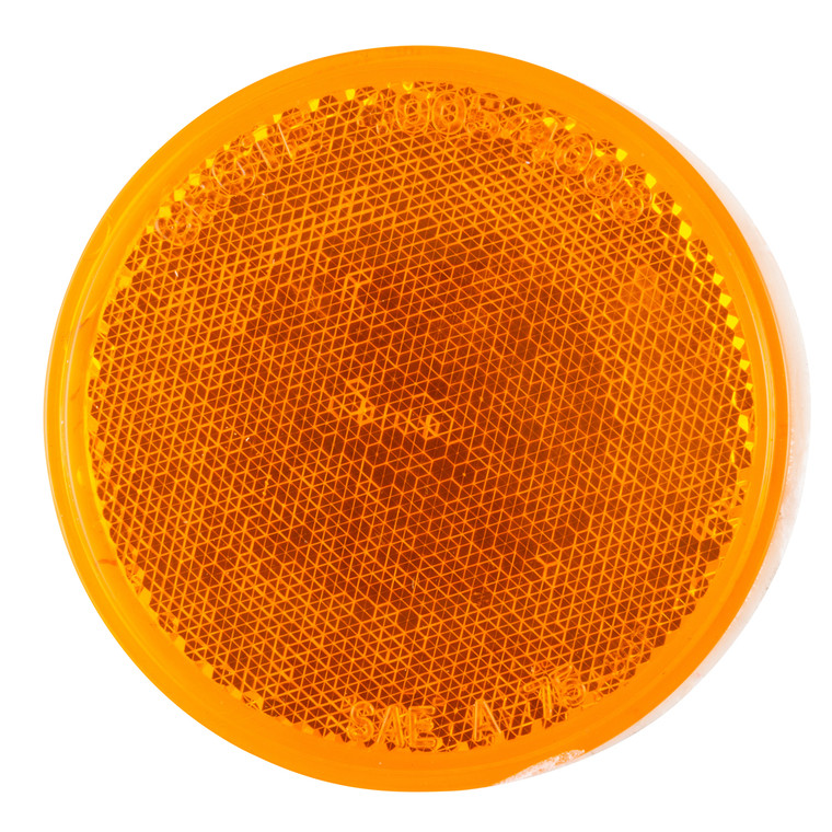 Grote Industries - Round Stickon Reflector3in Amber - 40053
