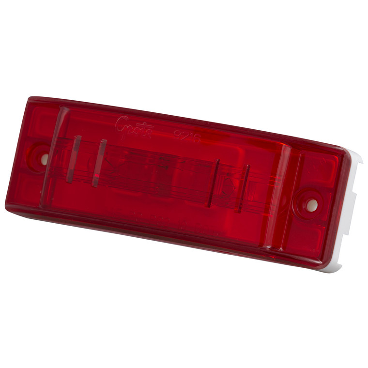 Grote Industries - Sealed Turtleback Ii Clearance Marker Light With Optic Lensred - 46832