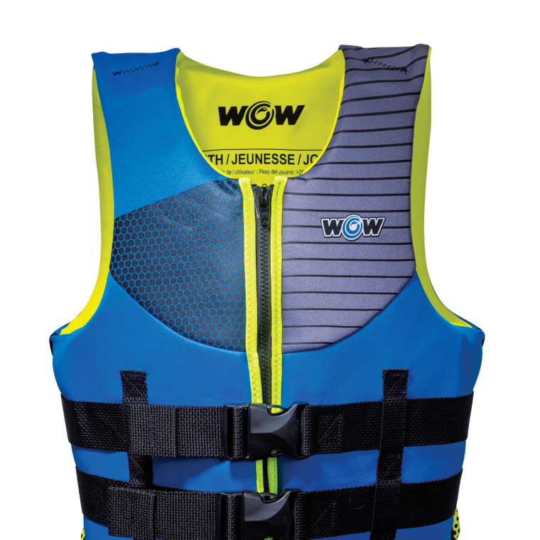 WOW Watersports - The Feel Good Evoprene Youth Life Vest - 23-WLV-4826