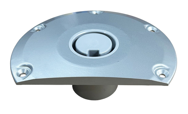 Regitar - 9in Base For Posipost 23/8in Keyed Removable Pedestalflat Side Die Cast Aluminum - 380015-SDG