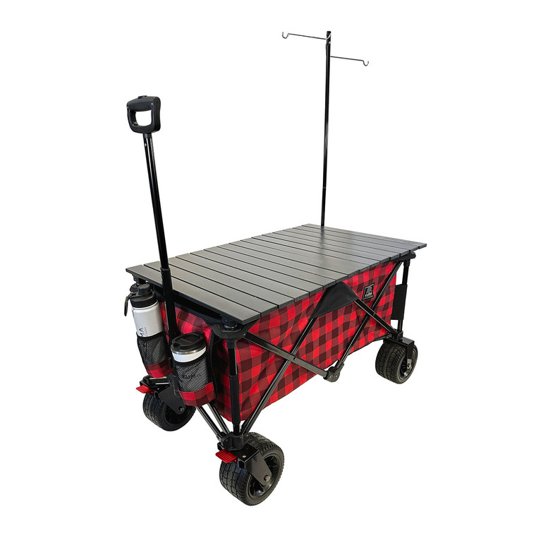 Kuma Outdoor Gear - Kodiak Utility Cart  Red Plaid - 894-KM-KUC-RB