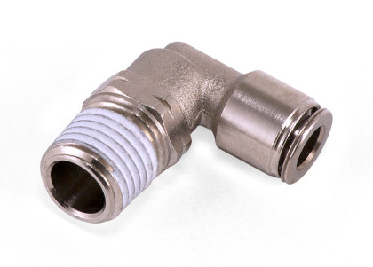Air Lift - Single Elbow Male 1/4in Npt X 1/4in Tube - 21830