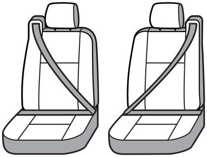 Covercraft Industries - 04c F150 Bucket W/ Adj Headrest Charcoal - SS2354PCCH