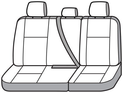 Covercraft Industries - 1623 Tacoma Seat Saver 2nd Row Seat Cover - SS8452PCGY