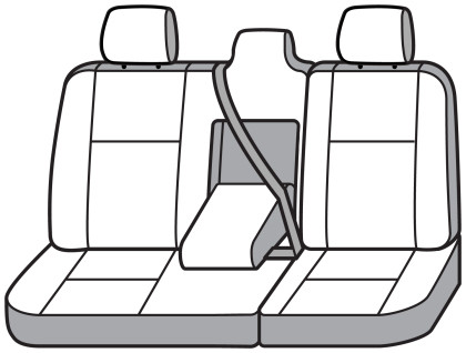 Covercraft Industries - 19c Ram 1500 Seatsaver Second Row Polycotton Charcoal - SS8484PCCH