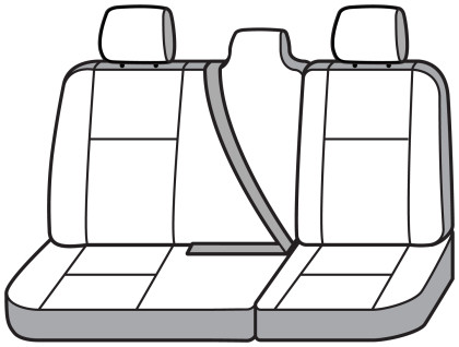 Covercraft Industries - Polycotton Seatsaver Custom Second Row Seat Coverscharcoal - SS8537PCCH