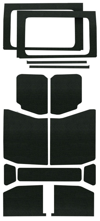 Design Engineering - DEI - 18c Wrangler Jl Unlmited Headliner Complete Kitblack(13pc) - 50178