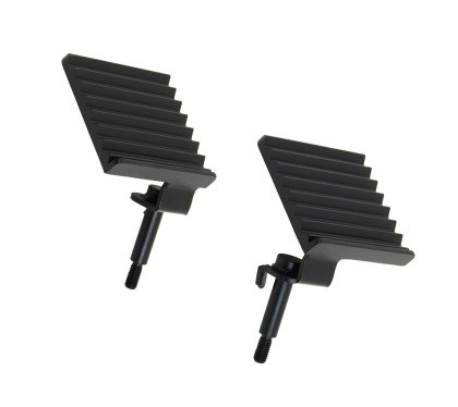 Kentrol - Fishbone Offroad - 0717 Jk Foot Peg Set (driver & Passenger) Black Powder Coated Steel - FB21040