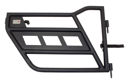 Kentrol - Fishbone Offroad - 18c Wrangler/20c Gladiator Front And Rear Tube Doors Black Textured Powder Coat Steel - FB24086