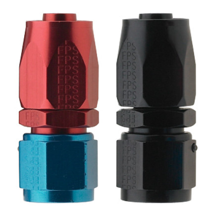 Fragola Performance Systems - #4 Straight Proflow Hose End Black - 220104-BL