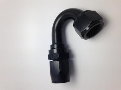 Fragola Performance Systems - #16 X 150 Proflow Hose End Black - 231516-BL