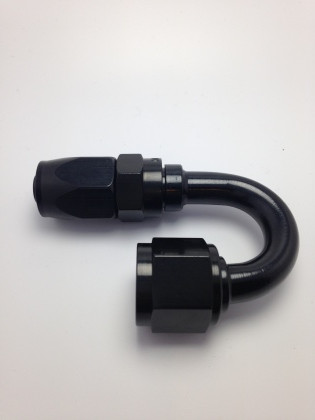 Fragola Performance Systems - #16 X 180 Proflow Hose End Black - 231816-BL