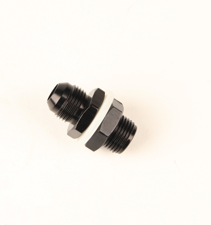 Fragola Performance Systems - #6 Fuel Cell Bulkhead W/washers & Nut Black - 483106-BL