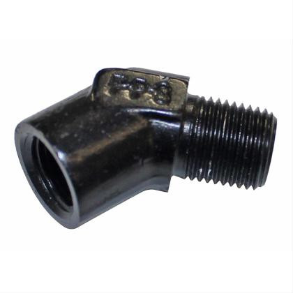 Fragola Performance Systems - 1/8 Pipe 45 Degree Male/female Black - 491501-BL