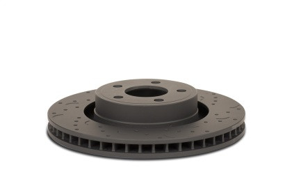 Hawk Performance - 1994  1999 Dodge Talon Crossdrilled & Slotted Rotors - HTC4429