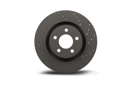 Hawk Performance - 2008  2013 Toyota Talon Crossdrilled & Slotted Rotors - HTC5022