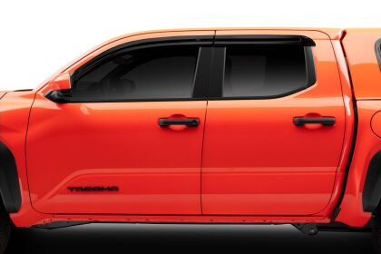 Husky Liner - 2424 Tacoma Double Cab Ventvisor Low Profile 4 Pc Set Smoke - 2854135